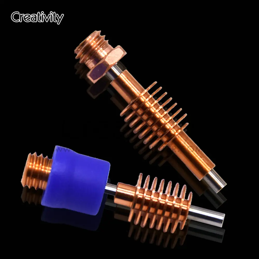 1PCS 3D Printer Parts Replacement Heat Break Red Lizard Aluminum and Copper Hot End for Nf-crazy Hotend Magnum