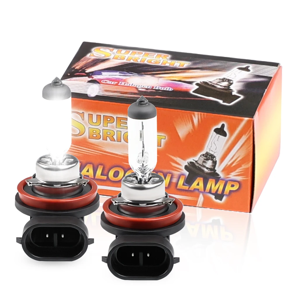 

2 Шт. H8 H11 9005 HB3 9006 Лампы Для Автомобильных Фар 12 В 55 Вт Прозрачный Теплый Белый 4300 К Галогенные Лампы Источники П...