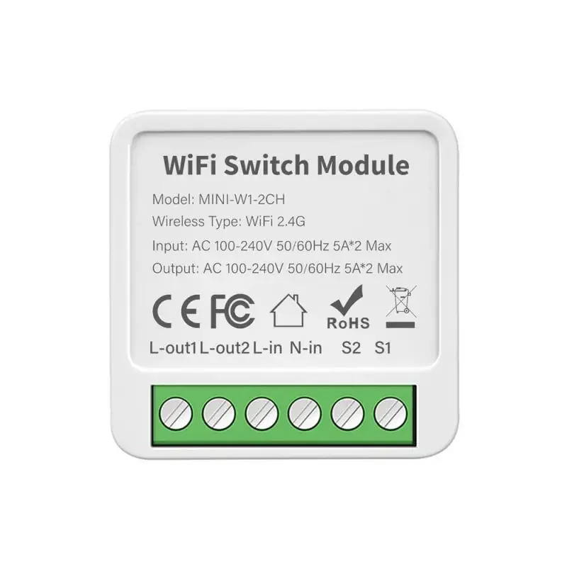 Модуль умного переключателя Tuya WIFI Zigbee Smart Life 1/2/3/4 Gang 2-позиционный переключатель управления Поддержка Alexa Google Home Alice Голосовое управление