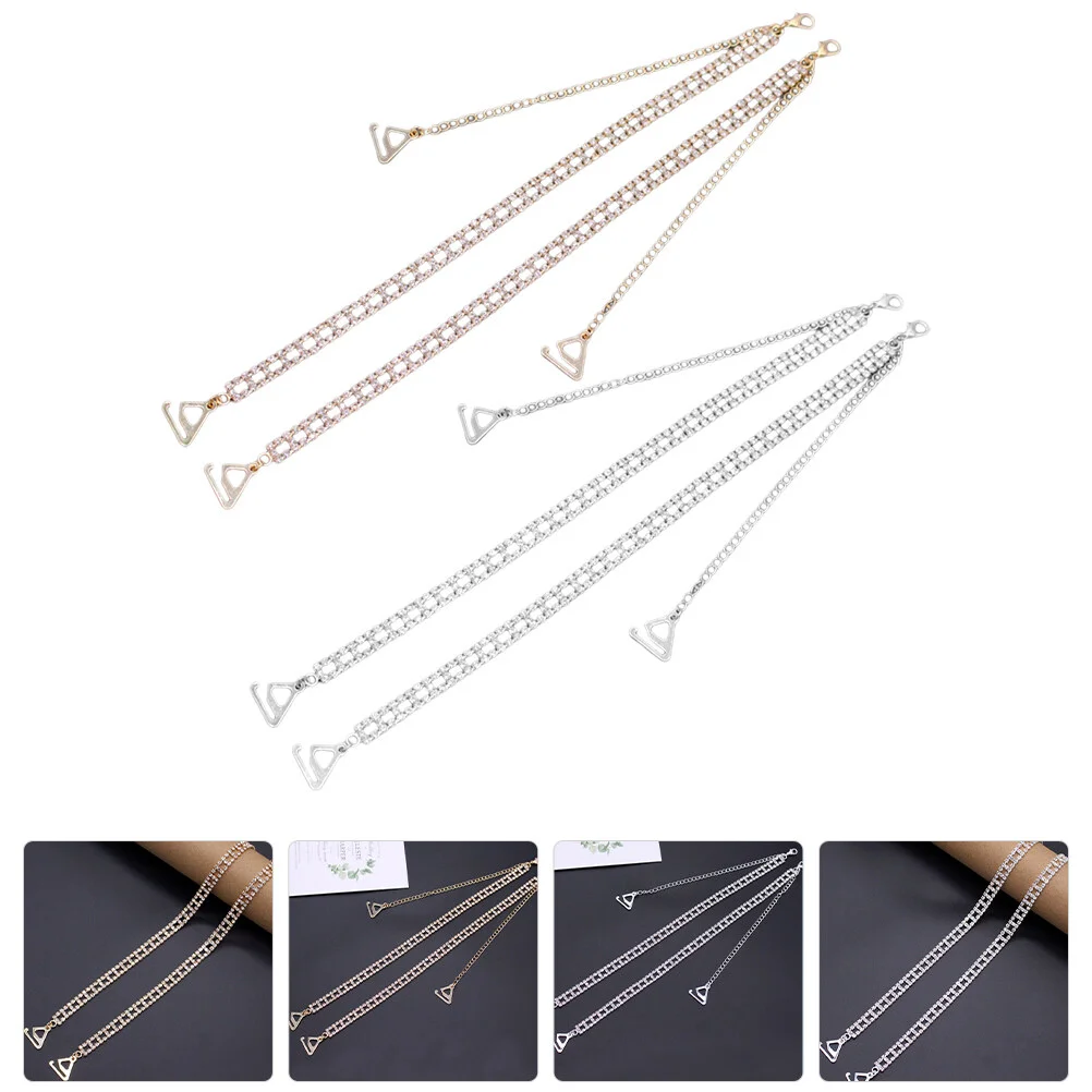 

Strap Straps Replacement Shoulder Chains Women Metal Strapless Accessories