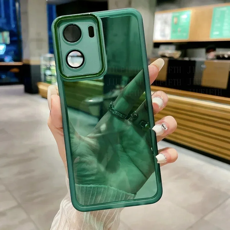For Vivo Y50 Y30 Y31 Y51 S Y53 Y85 Y58 Y38 Y28 Y18 E Y27 Y03 Y02 Y01 Y55 Y 75 33 30 Camera Lens Film Cover Transparent Soft Case