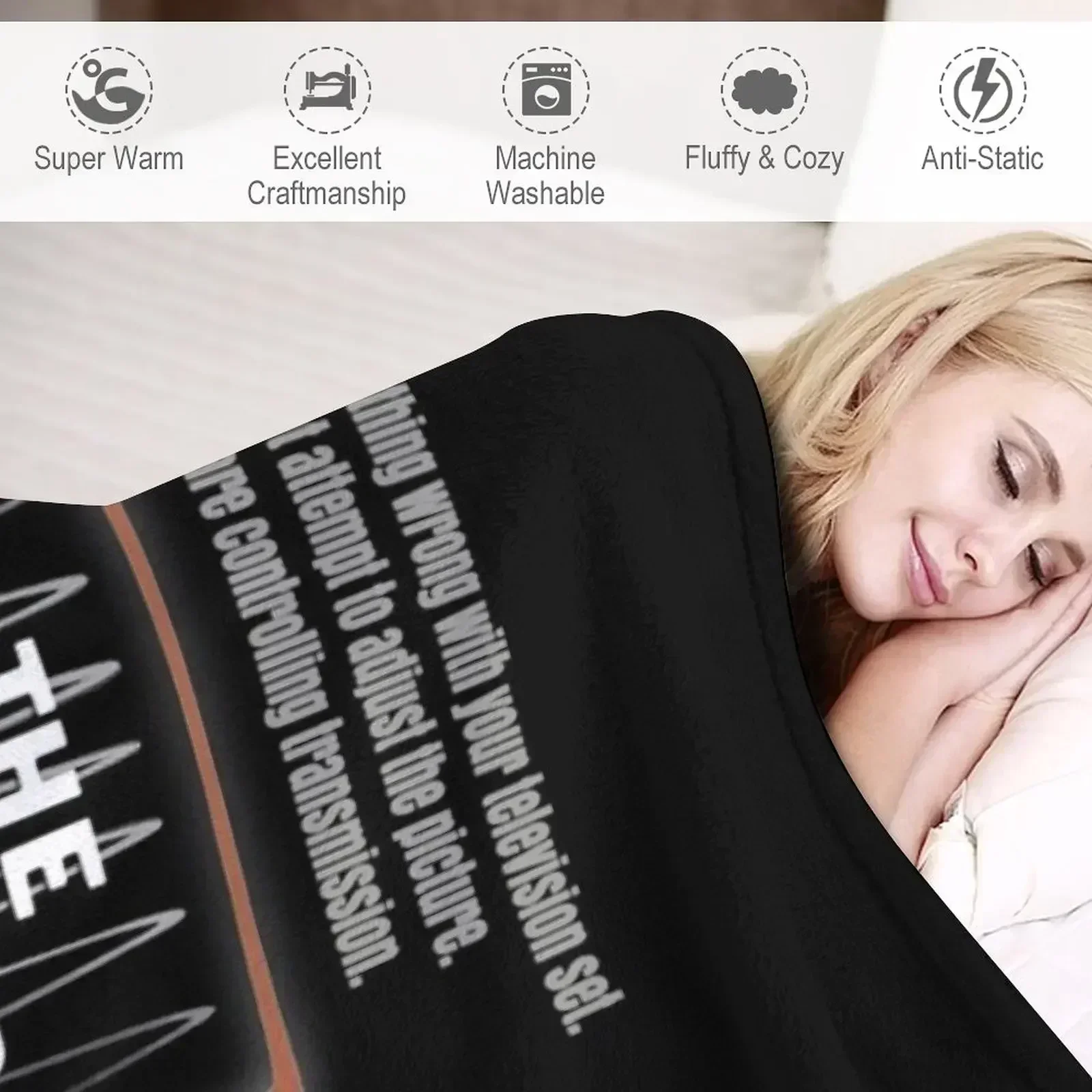 Футболка Outer Limits Телешоу The - Retro Seventies_by Humanitees_ Плед Большие плюшевые одеяла для