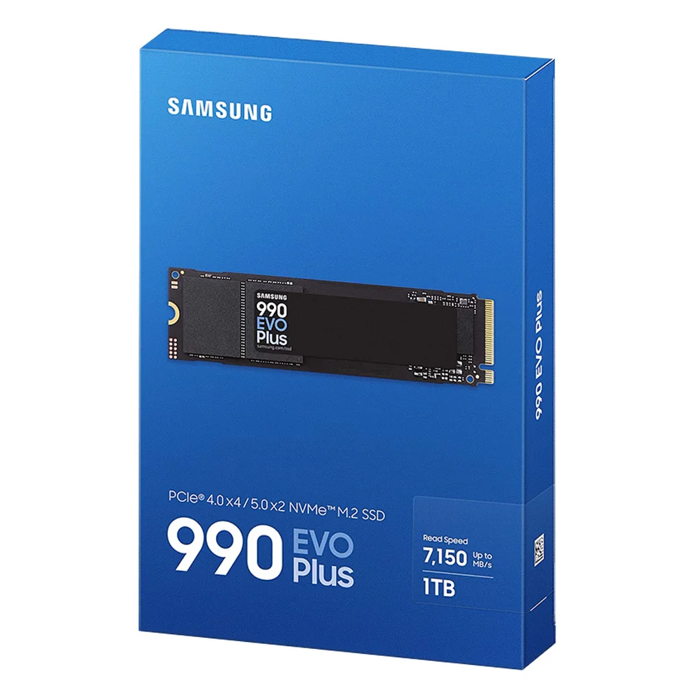 Внутренний твердотельный накопитель SAMSUNG 990 EVO PLUS SSD 1 ТБ/2 ТБ PCIe Gen 4x4 M.2 2280