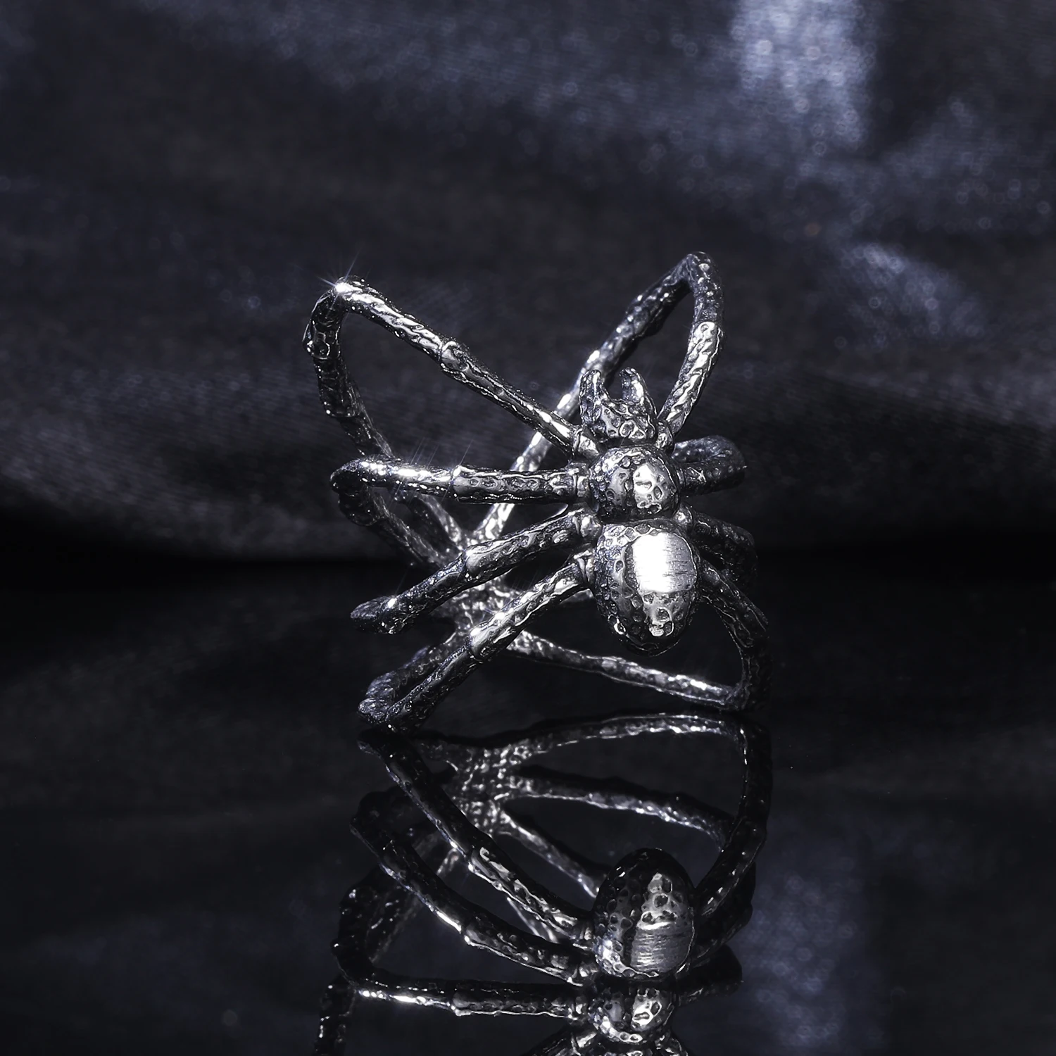 

ZS Punk Ring Men Cotopus Spider Fashion Men Jewelry Vintage Ring Stainless Steel Gothic Snake Ring Women Gift Hip Hop Ring