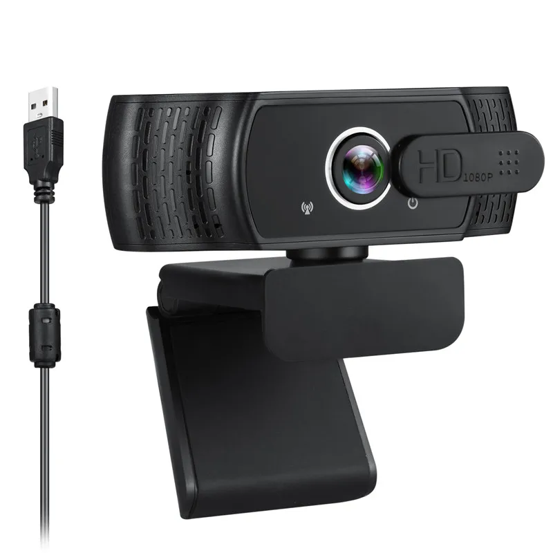 

Hd 1080p Webcam Mini Computer Pc Webcamera With Microphone Rotatable Cameras For Live Broadcast Video Calling Conference Work