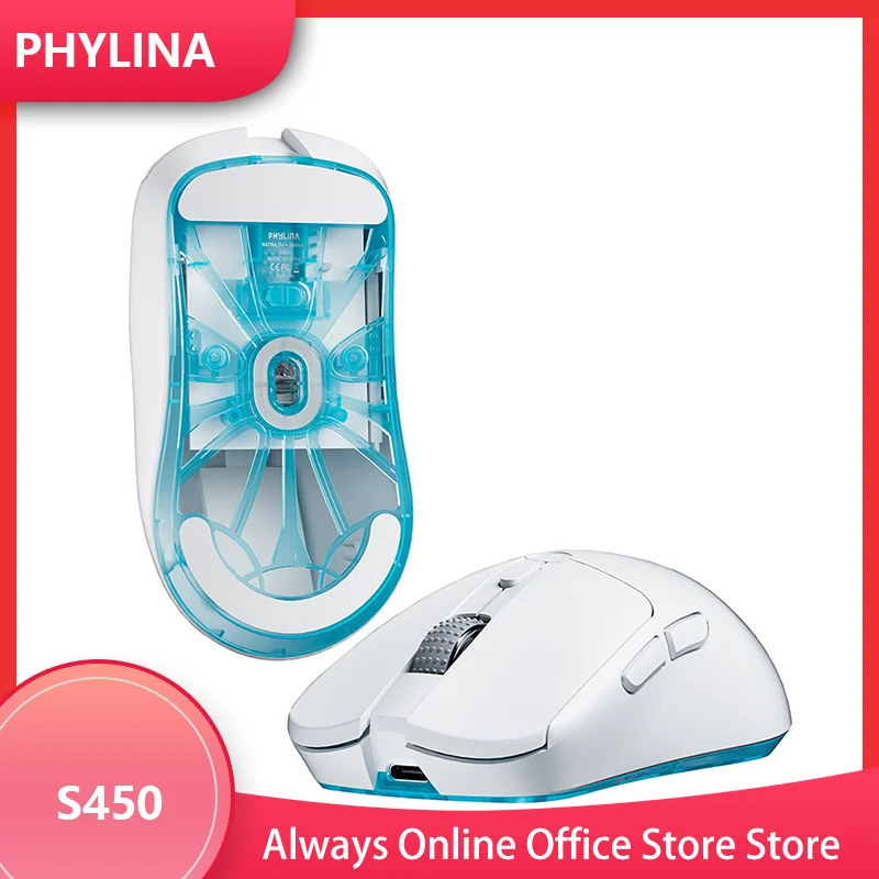 Проводная мышь PHYLINA S450 2 режима 4 ГГц USB 53 ггц