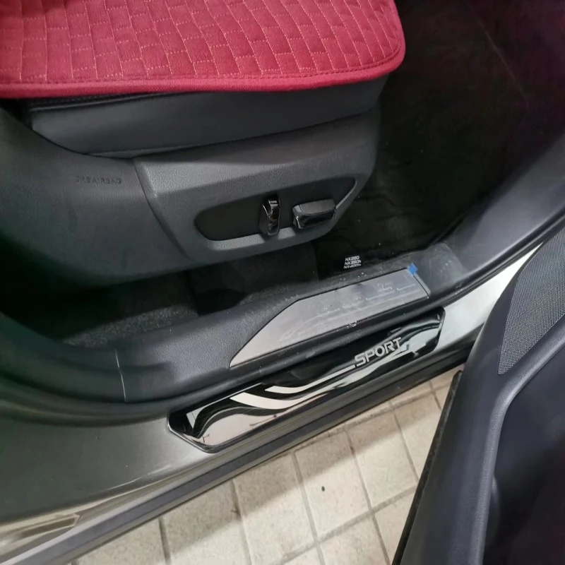 

For Lexus NX 260 350h 2022 2023 steel Exterior Door Sill Scuff Plate Cover Trim Door Welcome Pedal Threshold Bar Cover