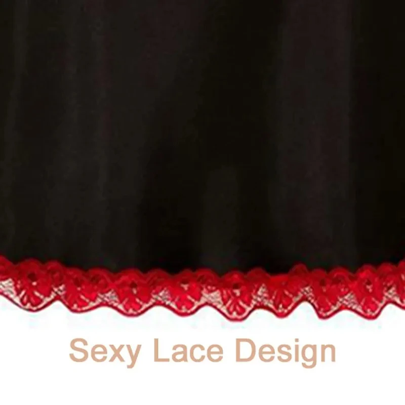 Пикантная женская ночная рубашка комбинация без рукавов пижама удобная Ночная