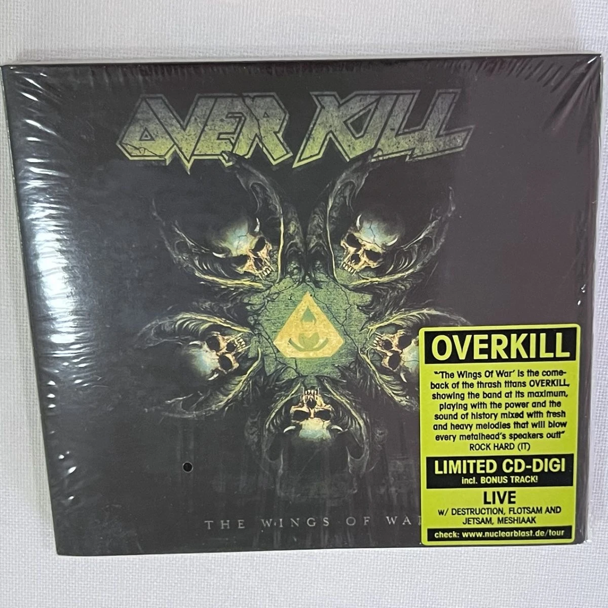 Фото Классический Overkill музыкальный CD белый дьявол Armory альбом Компактный Диск для косплея Walkman CD проигрыватель автомобиль Soundtrack Box Коллекционные Подарки №1