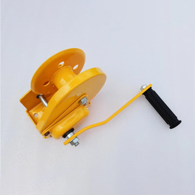 

2600lb Hand crank two-way self-locking manual winch household small portable traction hoist with brake manual winch