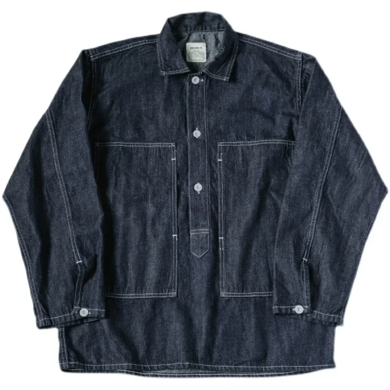 Прочный мужской джинсовый джемпер Bronson 1935 армейский CCC винтажная рабочая одежда