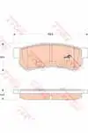 

Store code: GDB4178 for rear brake pad (disc) LACETTI