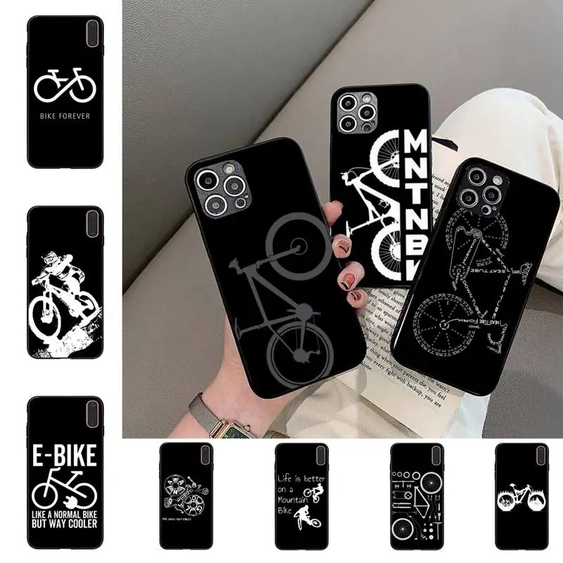 

Bicycle Bike Sport Phone Case for iPhone 11 12 13 Mini Pro Max 8 7 6 6S Plus X 5 SE 2020 XR XS Funda Case