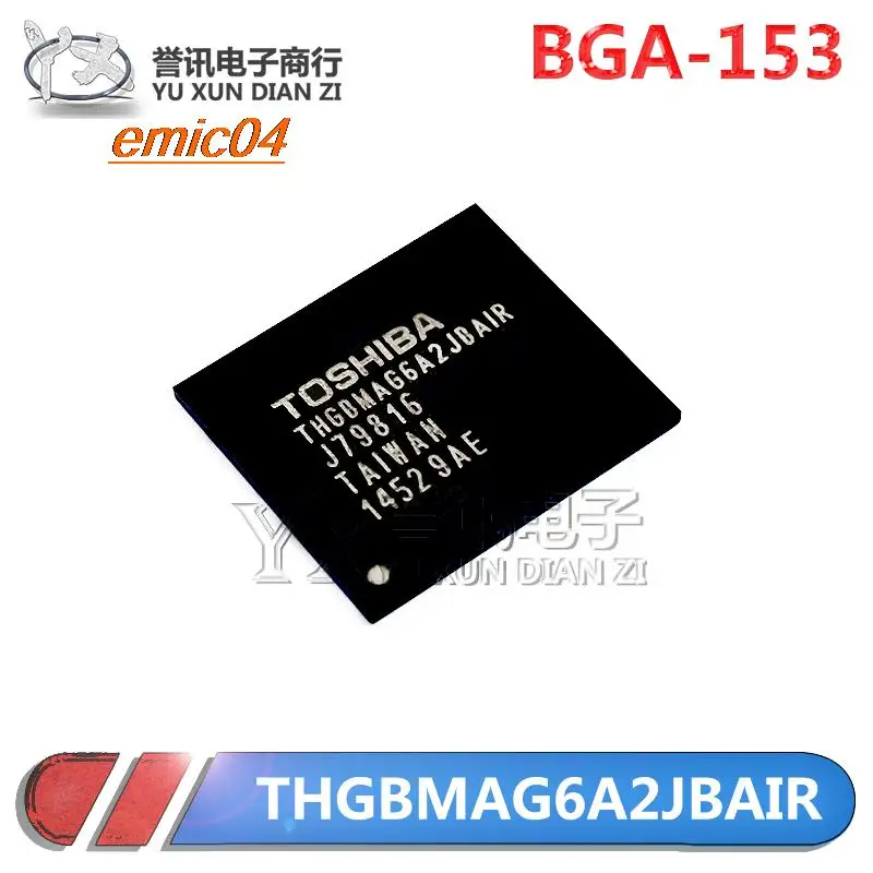 Оригинальный THGBMAG6A2JBA1R EMMC THGBM5G6A2JBAIR 153 8 Гб