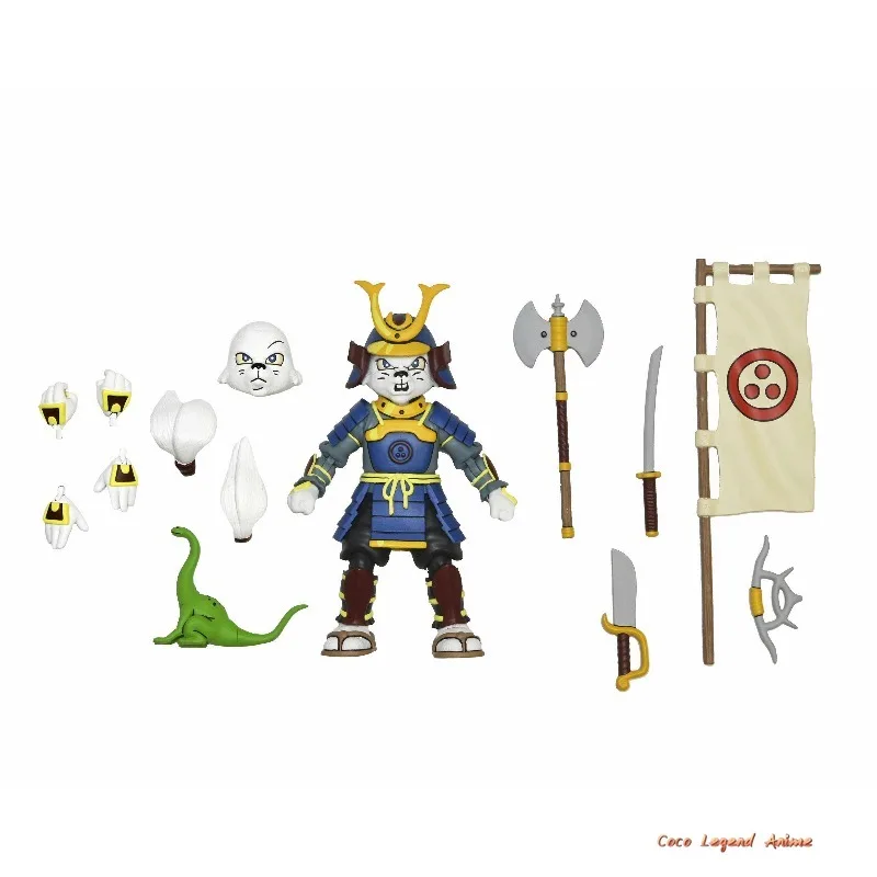 Фото В наличии: Фигурка NECA 54346 Space Rabbit Teenage Mutant Ninja Turtles Samurai Usagi Yojimbo Rabbit Ronin, модель, игрушка, подарок №3
