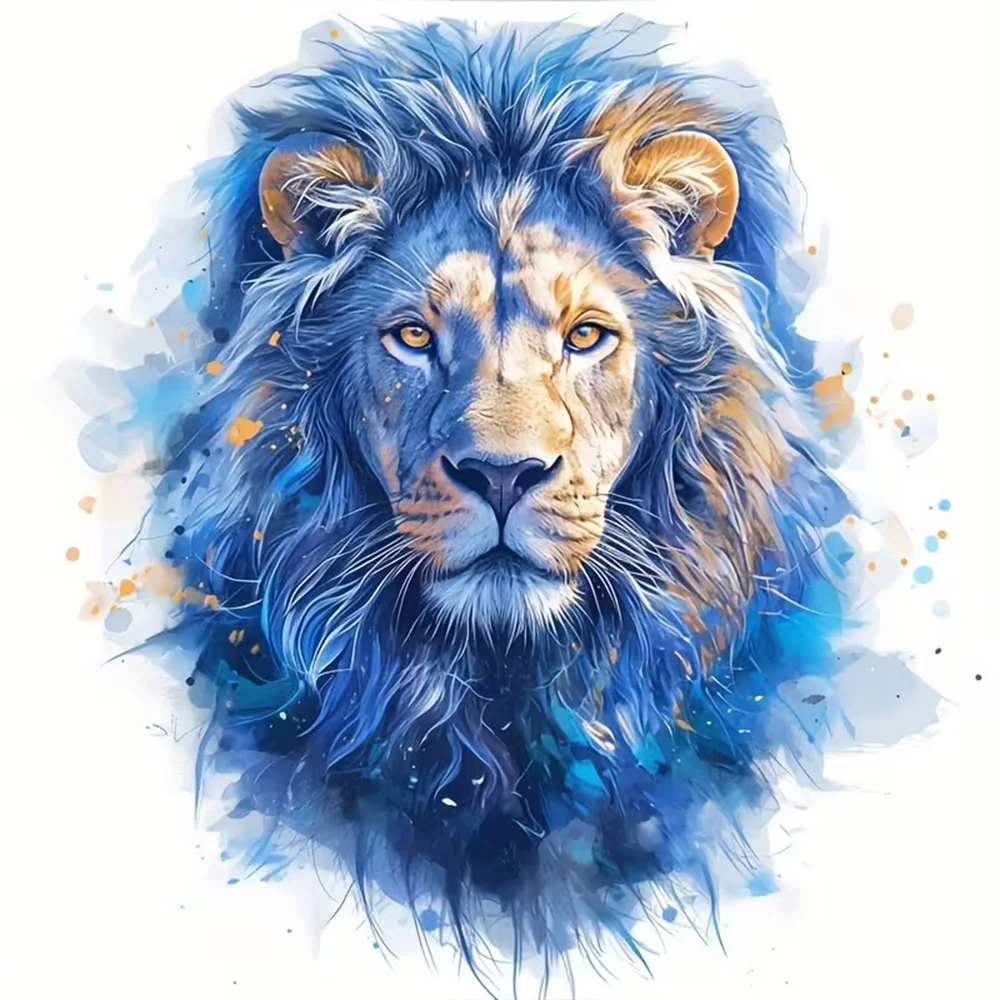 

Самоклеящаяся Виниловая Наклейка «Синий Лев» Для Окон Автомобилей, Бамперов, Ноутбуков