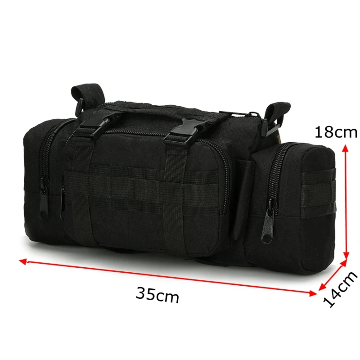 Outdoor Hiking Waist 600D Waterproof Oxford Climbing Shoulder Bags Fishing Camping Pouch Chest