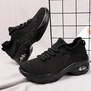Fashion Women Lightweight Sneakers Running Shoes Outdoor Sports Shoes Breathable Mesh Comfort Air Cu