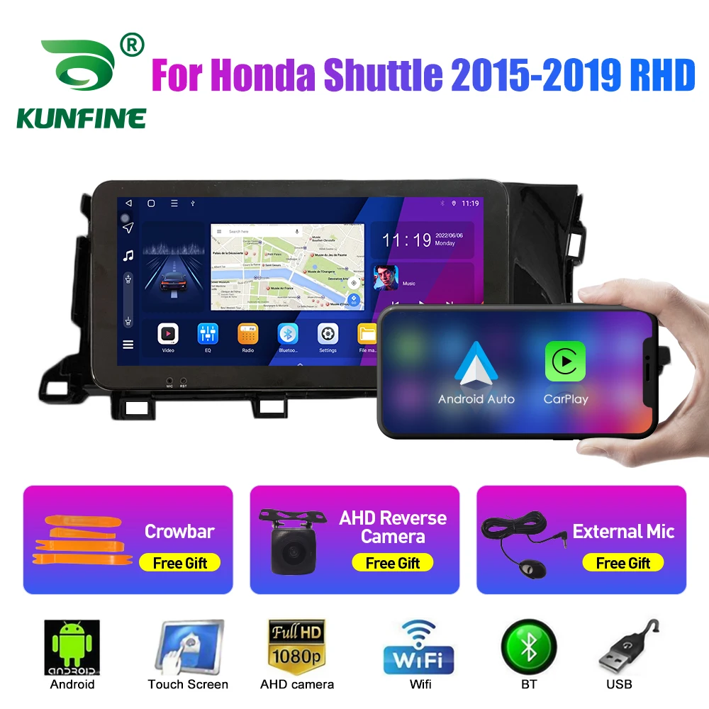 

10.33 Inch Car Radio For Honda Shuttle 15-19 RHD 2Din Android Octa Core Car Stereo DVD GPS Navigation Player QLED Screen Carplay