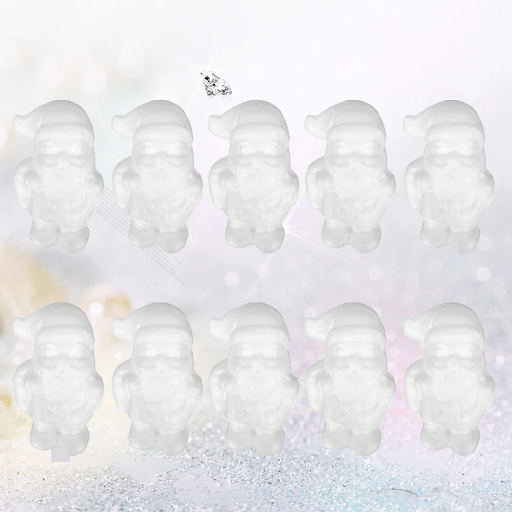 

Santa Claus Christmasstyrofoam Ornament Crafts Figures Craftfigurine Diyornaments Decoration White Shape Decorations Handicraft