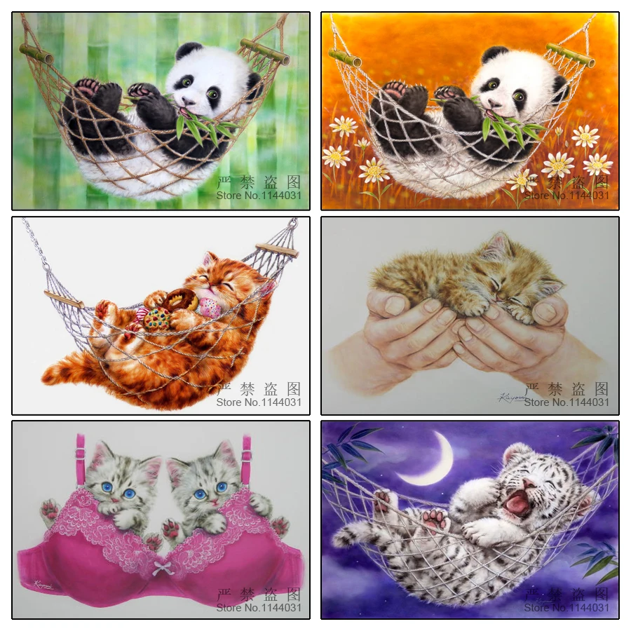 

Panda 5D Diy Diamond Painting Cross stitch kits Full Diamond Embroidery Mosaic art pintura de diamante decoración hogar cuadros