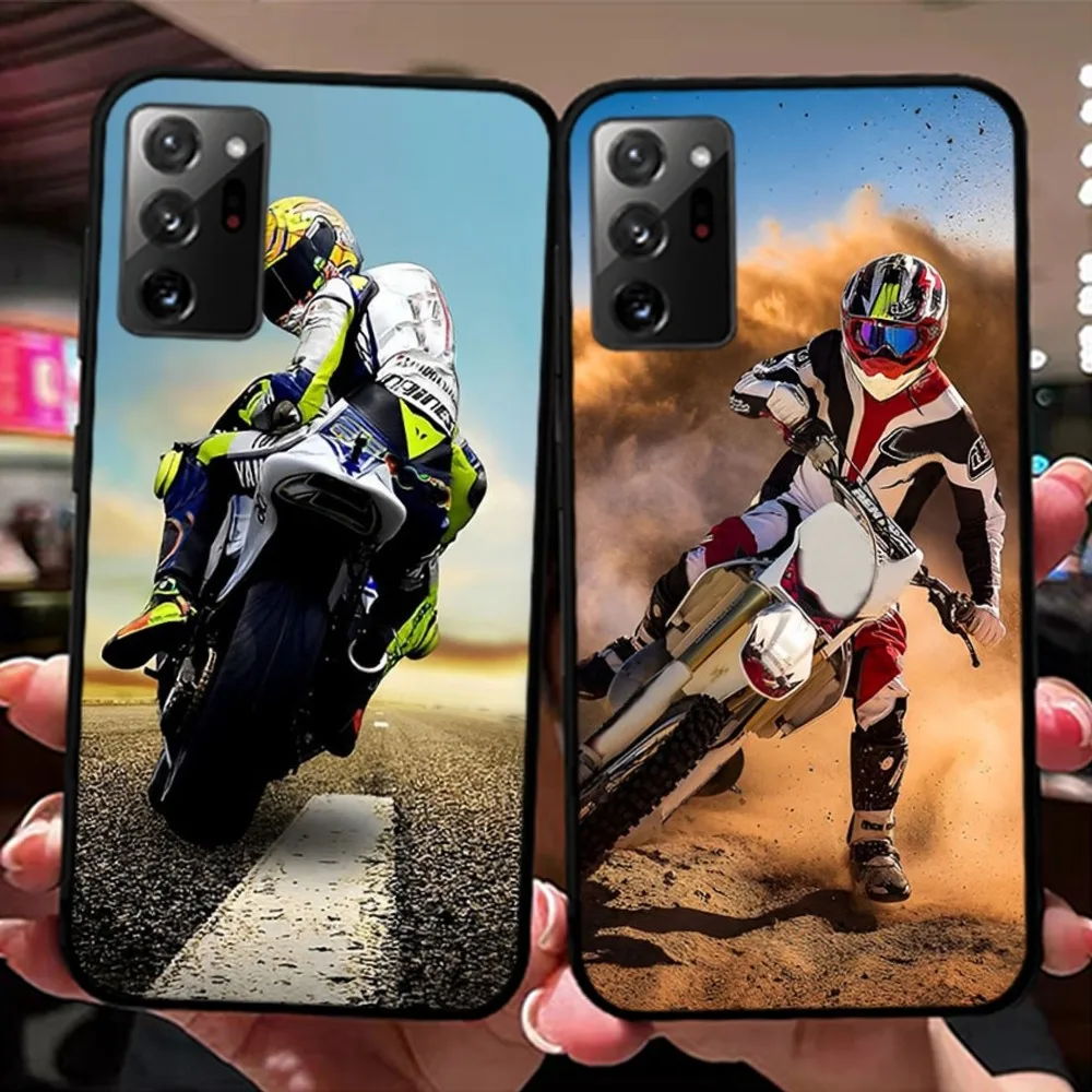 

Moto Cross motorcycle sport Phone Case For Samsung Note 8 9 10 20 pro plus lite M 10 11 20 30 21 31 51 A 21 22 42 02 03