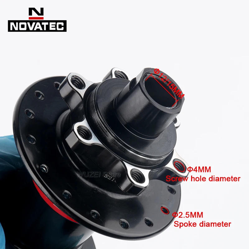 NOVATEC D041SB-15 D042SB Micro Spline Hub 32 Отверстия MTB MS Кубы для велосипеда Shimano M6100 M7100 M8100 12S |