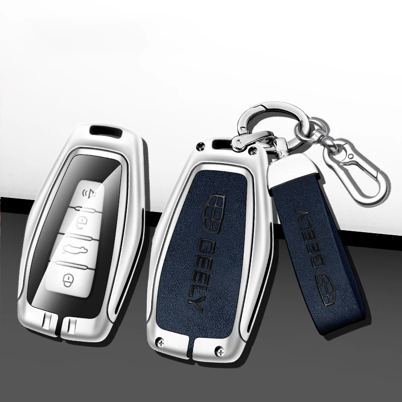 

Car Key Bag For Geely Coolray X6 X7 EX7 Geometry C Emgrand Global Kulrey Hawk GX7 Okavango NL3 SUV GT GC9 Keychain Auto Key Case