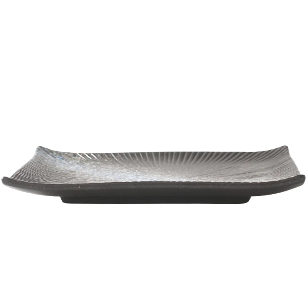 

Household Sushi Plate Japanese Ceramic Plate Daily Use Dessert Tray Steak Accessory