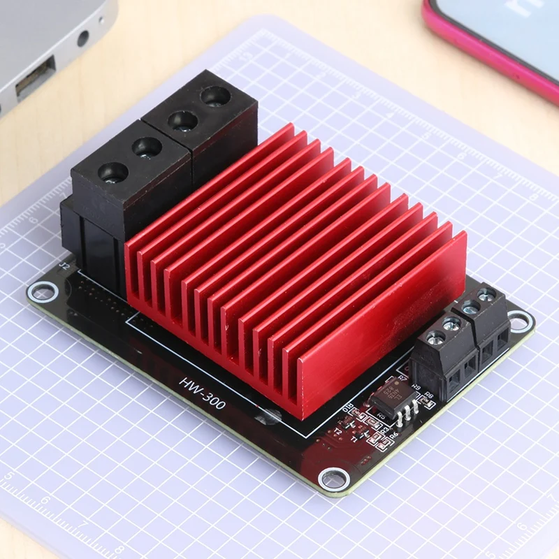 Фото Модуль управления подогревом платформы 3D-принтера, контроллер для MKS MOSFET MOS, 30A-DTD2 №2