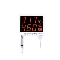 wall mounted rs485 signal led display thermometer hygrometer temperature humidity sensor for incubator greenhouse