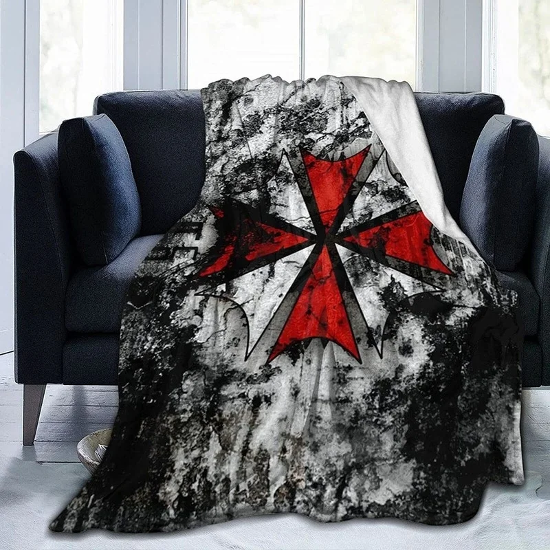 

Biochemical Crisis Blanket Cartoon Printing Super Soft Micro Wool Blanket Warm Light Bed Chair Sofa Travel Blanket