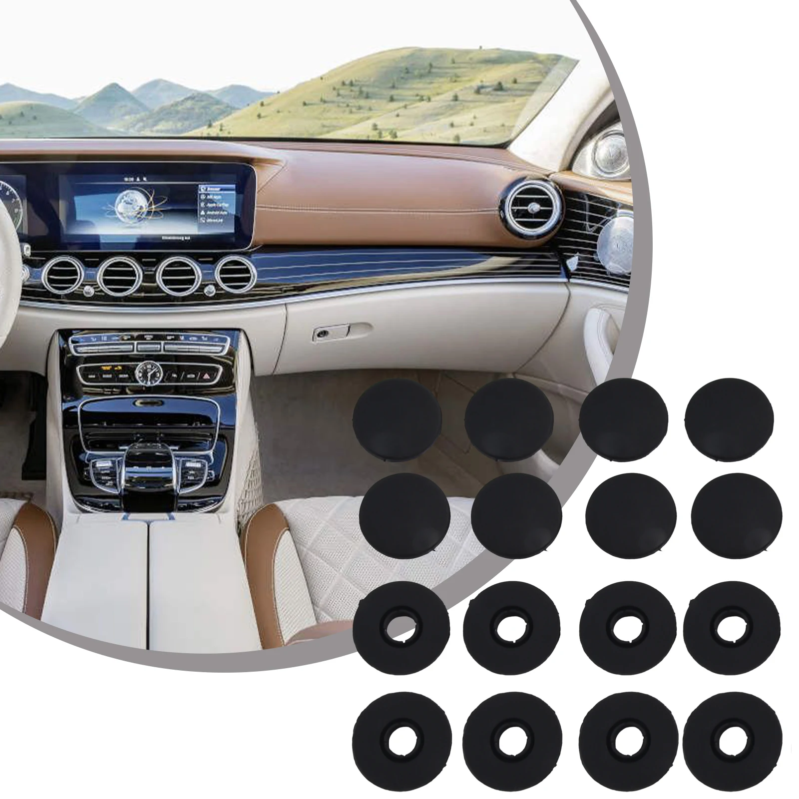 

Anti Slip Car Floor Mat Clips, Easy Installation, Ensures Safety and Stability, Designed for Mercedes for Benz