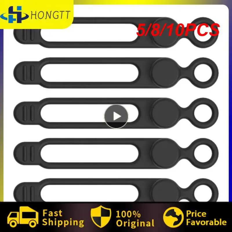 

5/8/10PCS Ties Cord Organizer Computer Cable Multi-functional Wire Winder Portable Earphone Wire Organizer Desktop Sorting