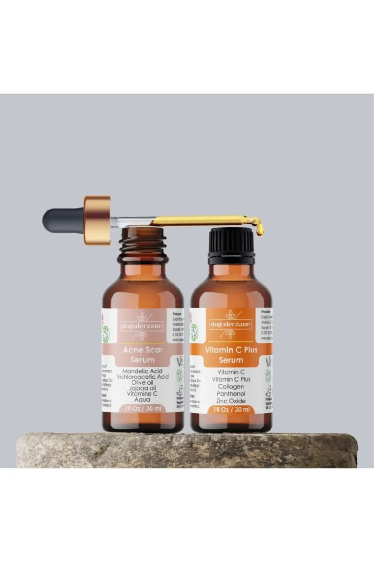 Suero para cicatrices de acn&eacute;, conjunto doble de suero para cicatrices de acn&eacute;, 1 pieza de suero para cicatrices de acn&eacute;, botella de vidrio de 30 ml, 1 pieza de suero para reparaci&oacute;n de la piel-1