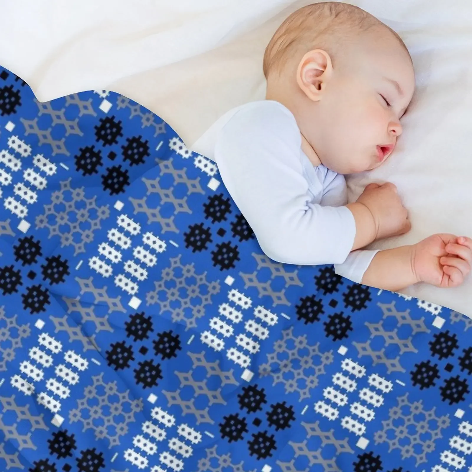 Валлийский гобелен с рисунком Carthen Cymraeg Cymreig (синий) декоративное одеяло для