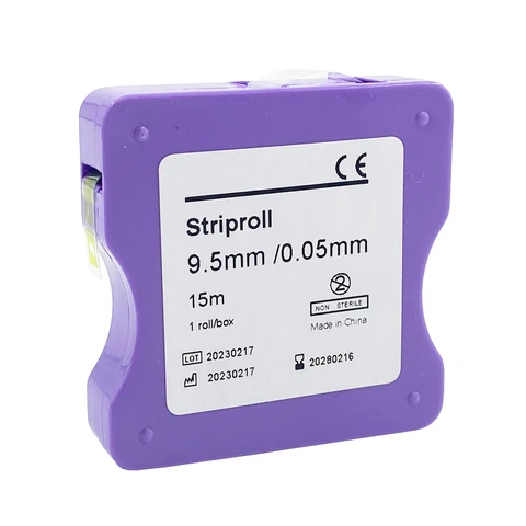 Стоматологические матричные ленты WellCK, смола, сталь, 9.5 мм, 15 м + 5/6/7 мм