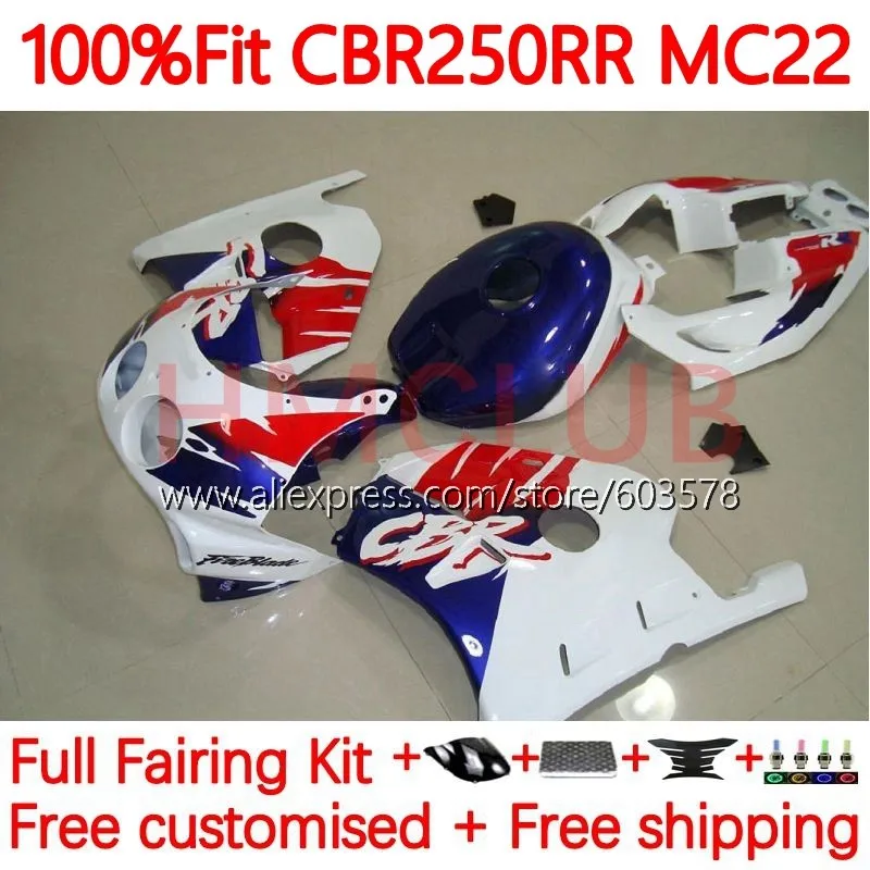 

Injection For HONDA CBR250RR CBR 250 250RR MC22 CBR250 RR 90 91 92 93 94 1995 1996 1997 1998 1999 Fairing 128No.20 glossy white