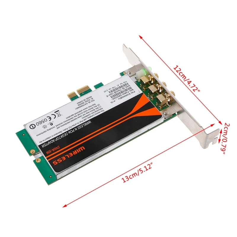 DWA-556 Беспроводной PCI-E настольный адаптер Wi-Fi-карта Низкопрофильная Прямая