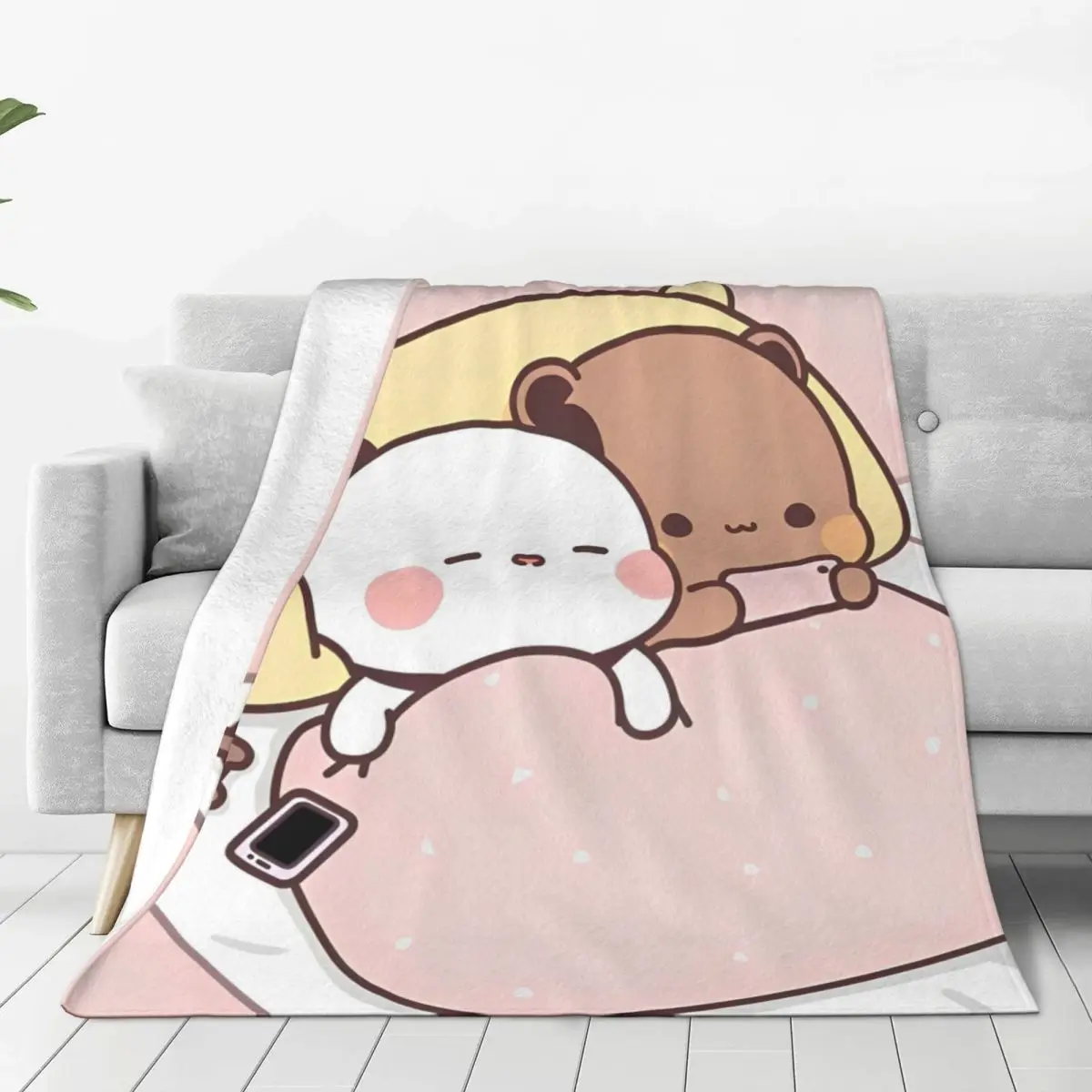 Милое плюшевое одеяло Bubu Dudu пледы постельное белье диван портативное мягкое