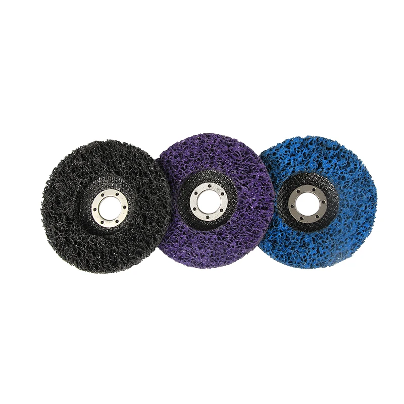 

1/2/4pcs Sanding Wheel Poly Strip Grinding Abrasive Disc Clean Remover for Angle Grinder Polishing Buffing Wheels 100x16mm