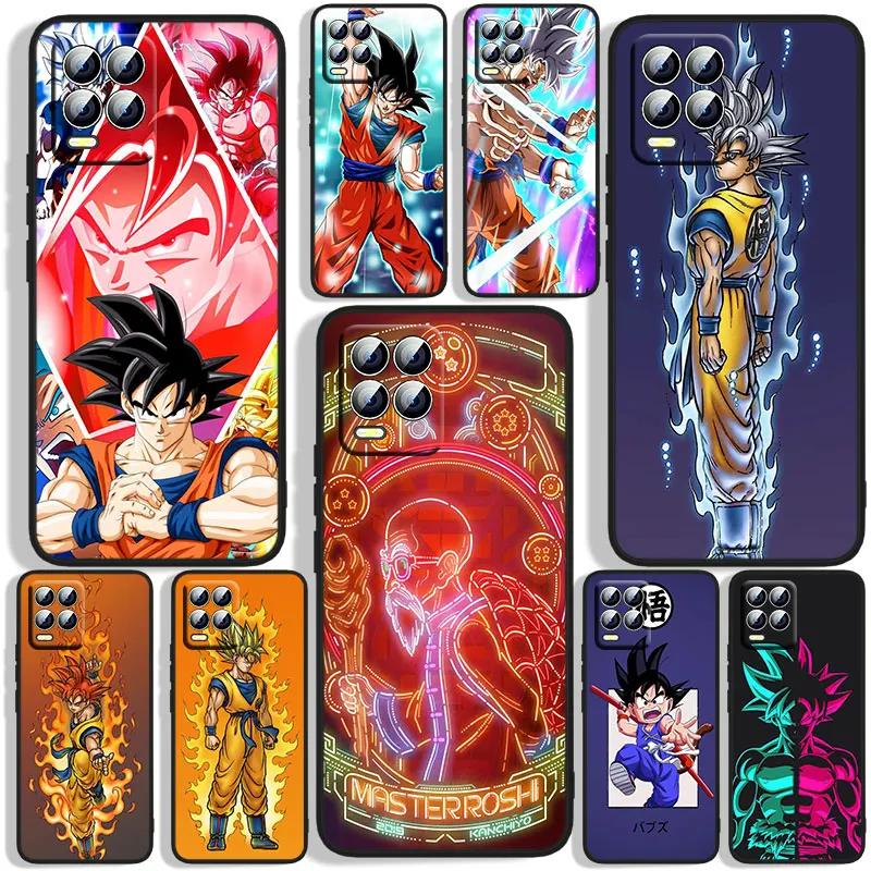 

D-Dragon Balls Cute Kids Phone Case For OPPO Realme C2 C3 C11 C20 C21 C21Y Q3S Q5i X2 X3 GT Neo2 GT2 GT Neo3 Black Cover Funda