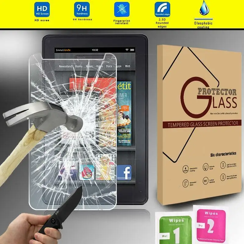 

Tablet Tempered Glass Screen Protector For Amazon Kindle Fire 7 2019