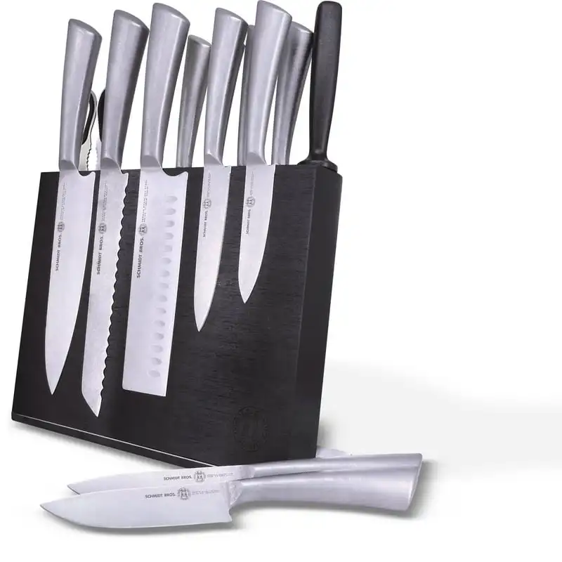 

14 Pc Series Forged German Stainless Steel Knife Block Set Best Knife Sets For Kitchen Kitchen Knife With Storage Holder
