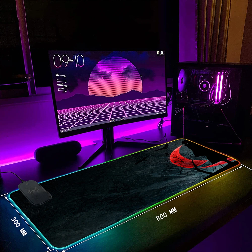 Беспроводной игровой коврик для мыши MRGLZY с зарядным устройством Rgb мощность 15 Вт