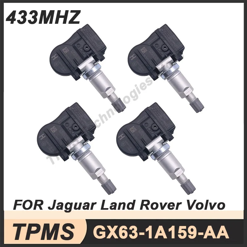 

1/4 шт. датчик давления в шинах TPMS для Jaguar F-Type XF XJ XK Land Rover LR2 LR3 Discovery Defender GX63-1A159-AA LR 070840 433 МГц