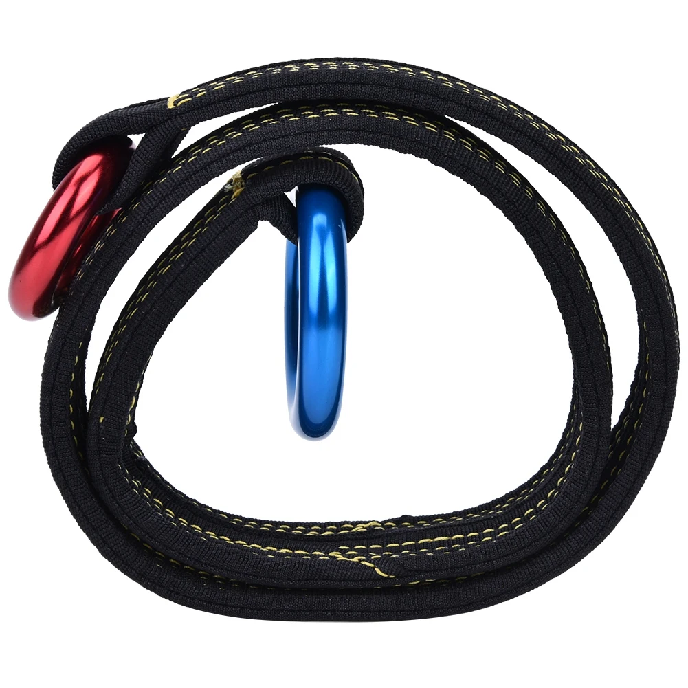 

Durable Climbing Rescue Wire Lanyard with Two Hanging Rings for On-tree Garden Work safety