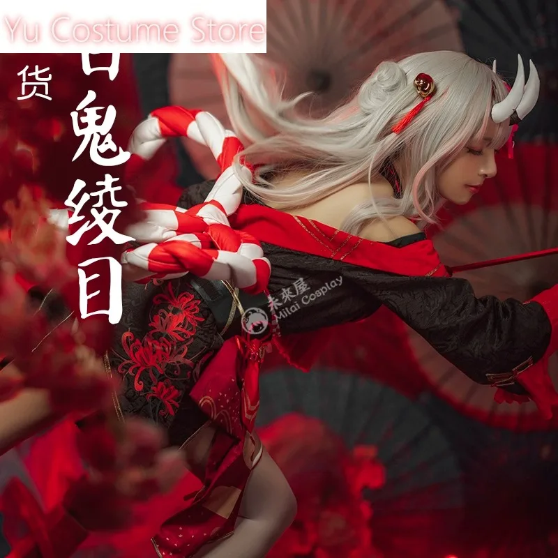 Виртуальный идол Накири Аяме Vtuber собака Зефир черно-красное платье косплей