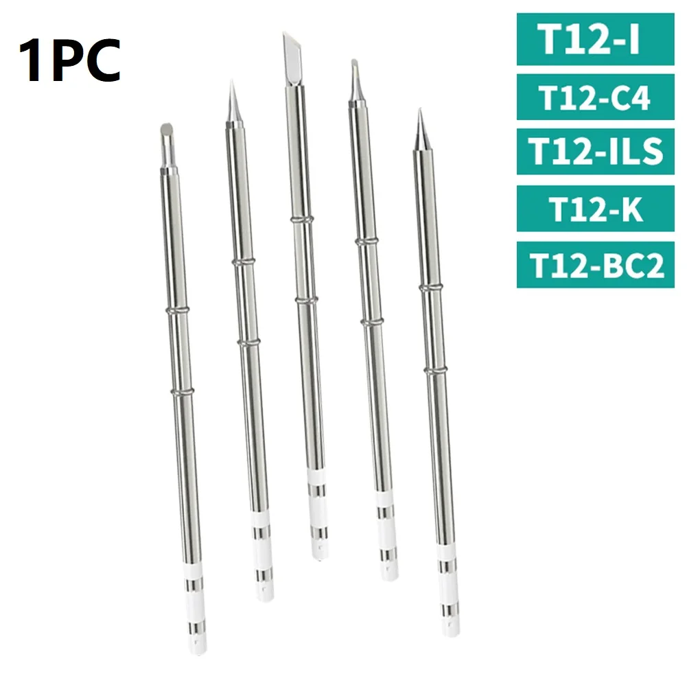 

T12 Soldering Iron Tip Set Soldering Alloy Iron ILS/K/I/BC2/C4 Tip Lead-free Solder Tip Welding Head Soldering Tool Electric