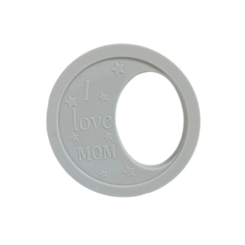 

Baby Silicone Teether Rodent Teething Ring Toddler Molar Pain Soothing Teething Toy Stop Sucking Thumb Autism Sensory Toy